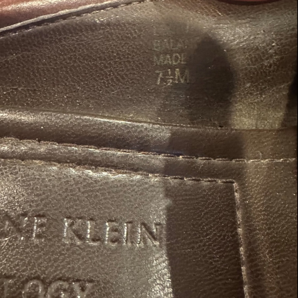 AK Anne Klein Flexology Brown Leather Miles Womens shoes Size 7.5 - Picture 4 of 4